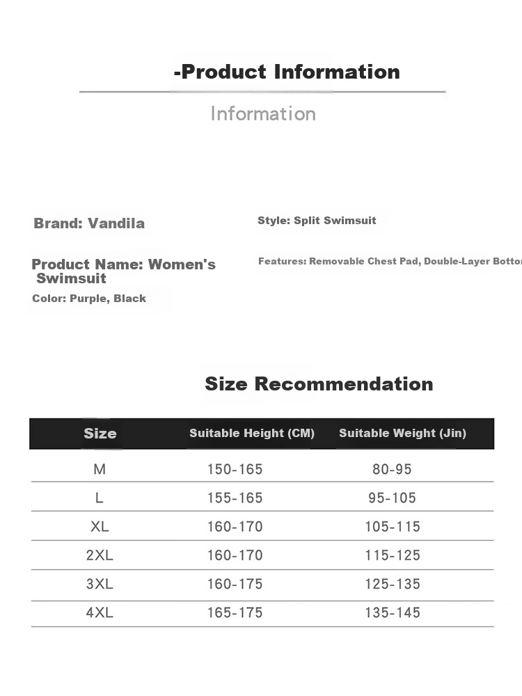 F.DYRAA Conservative Two-Piece Swimsuit for Women, Slimming Swimwear, Professional Pool And Hot Spring Swimwear Set, Four Pieces, 15042 Gray-Purple, 2XL 9