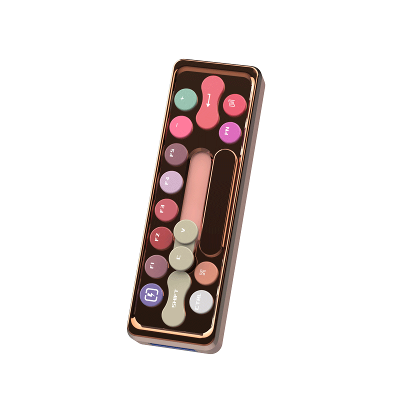 Lenovo 256GB Xiaoxin Solid State USB Flash Drive, Read Speed up to 1050MB/s, Dual Interface USB3.2&Type-C Rose Gold