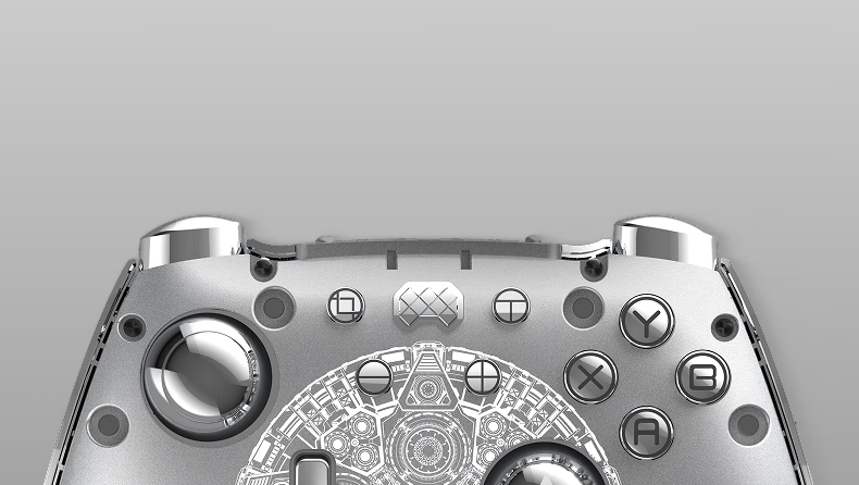 PB TAILS x Three-Body "Water Droplet CRUSH" Metal Wireless Gaming Controller Collector's Edition for Switch 1/2, Steam, NS2, PC with Hall TMR Joystick 16