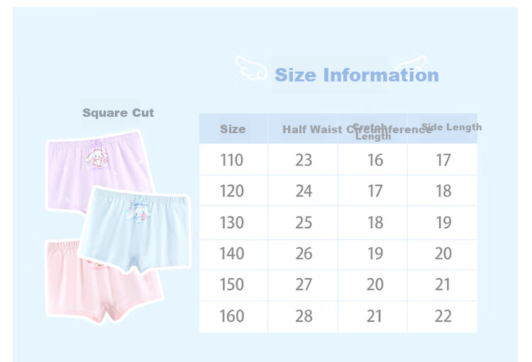 Hello Kitty Girls' Cotton Underwear, Children's Boxer Briefs, Spring And Summer Baby Triangle Breathable Thin Shorts, 231004 Boyshorts, Size 110 5
