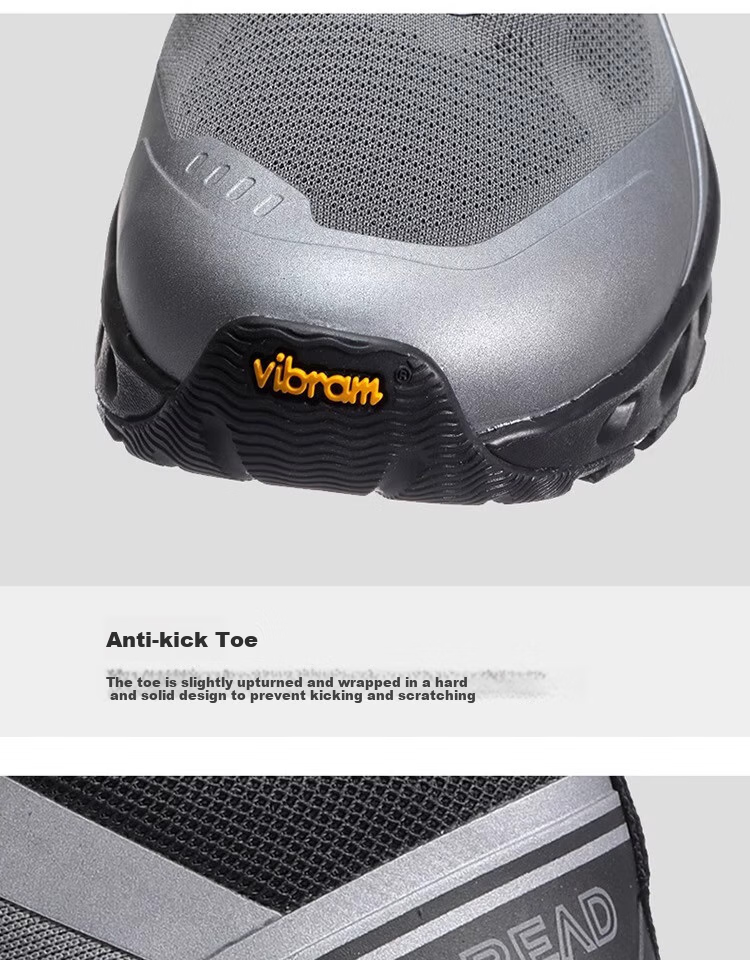 TOREAD Water Shoes for Stream Trekking, Outdoor Hiking, Non-Slip Breathable Beach Sandals, Beige And Black Men's Size 42 26