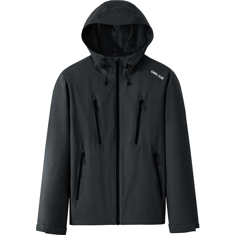 CAMEL Sports Jacket, New Style for Men And Women, Spring And Autumn Casual Fleece-Lined Jacket, Outdoor Water-Repellent Windproof Mountaineering Coat, Windbreaker