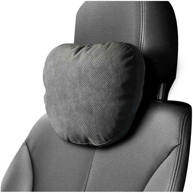 BIMLL Alcantara Car Headrest, Neck Pillow, Lumbar Support, In-Car Cushion, Neck Protector, Suitable for Mercedes-Benz S-Class And Maybach, Universal Fit