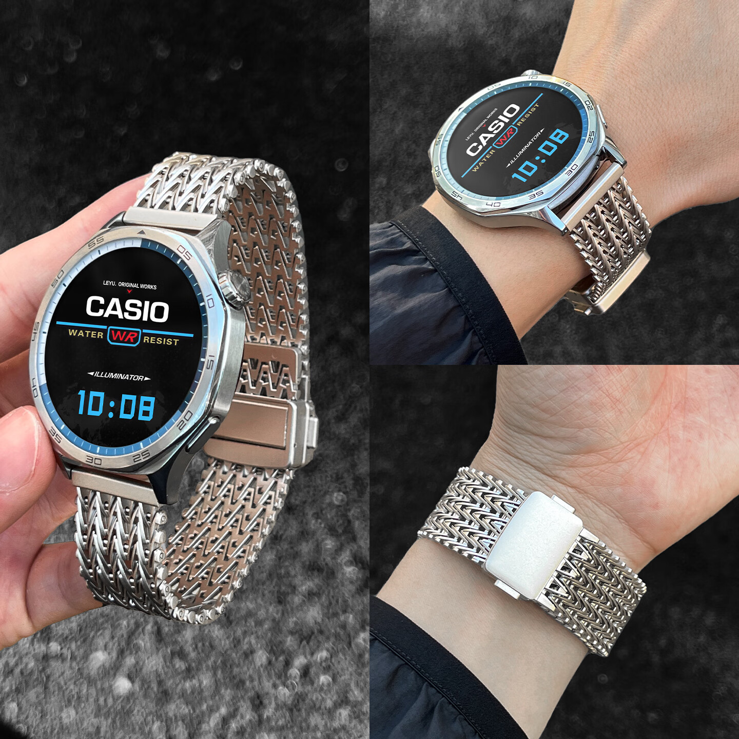 XUANDAI Magnetic Strap for Huawei Watch GT5/GT6/GT4/GT3 Pro/GT2/GT1 Sport Smartwatch Band for Watch 5/4/3 Pro Men's Summer Wristband
