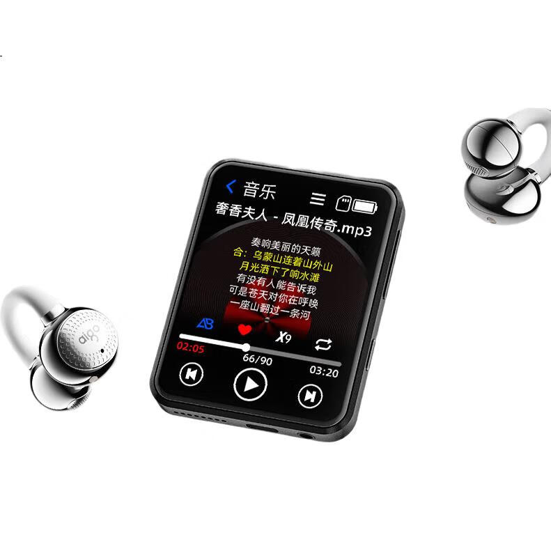 Портативный MP3/MP4 плеер Aigo 806e, 32GB, 2.8-дюймовый сенсорный экран, для изучения английского языка, с функцией словаря и спортивного динамика