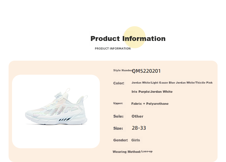 QIAODAN Girls' Sports Shoes Toddler Summer Mesh Running Shoes Children's Dial Buckle Shoes QIAODAN White/Light Blue Size 32 7