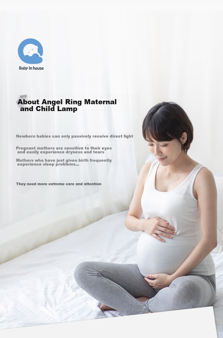 Paulmann P German Eye-Protecting Ceiling Light, Angel Ring Mother And Baby Lamp, Bedroom Living Room Light, Children's Study Full Spectrum Lighting Fixture 1