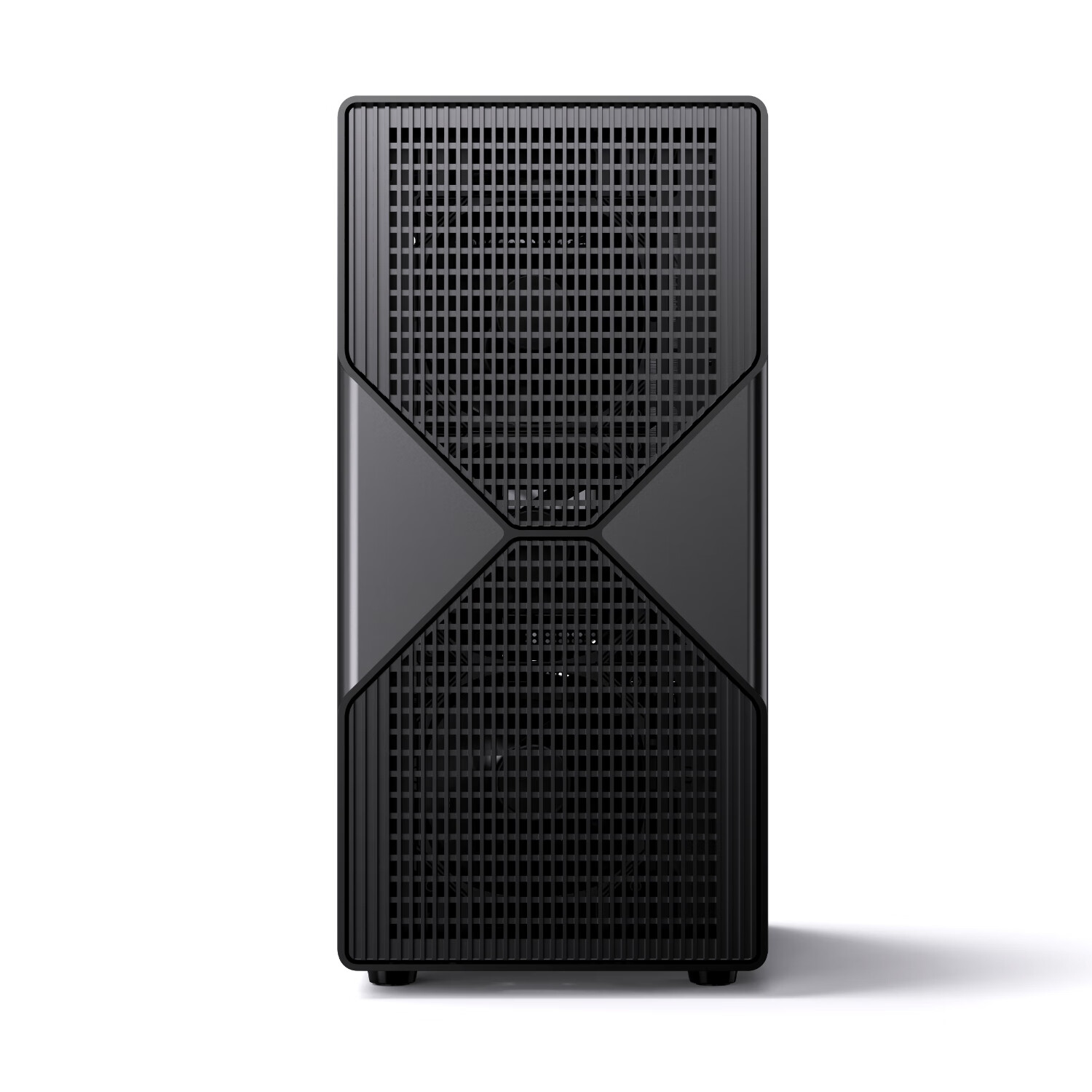 Корпус для ПК Golden Field Jianyu Qingyao NANO, ATX, черный, с окном