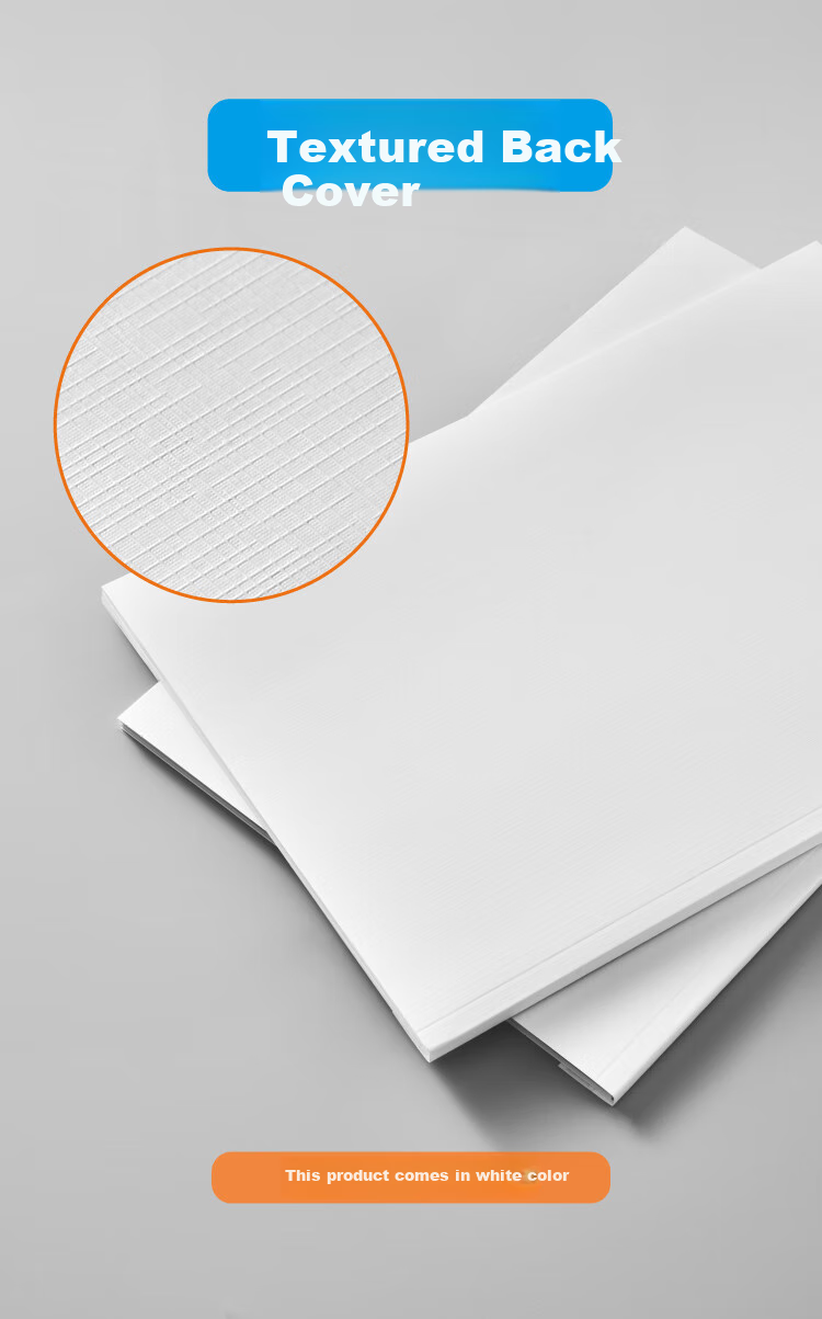 DSB (Disbi) High Transparency Thermal Binding Covers A4, Specialized Glue Binding Covers for Thermal Binding Machines, Light Blue, 6mm, Pack of 10 14
