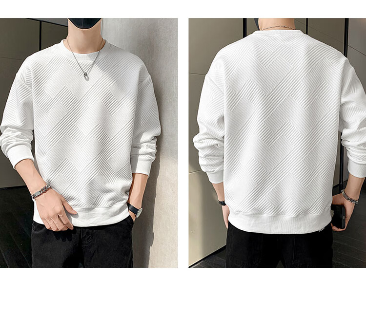 ROMON Men's Sweatshirt, Casual Long-Sleeve T-Shirt for Spring And Autumn, Men's Jacket, Clothing, Base Layer Top 5