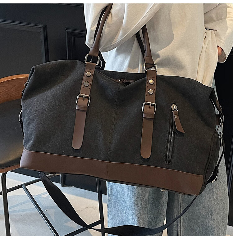 Banzheni Travel Bag for Men And Women, Large Capacity, Can Be Attached to Luggage Handle, Storage Bag for Maternity Leave, Business Trip, Fitness, Handheld And Crossbody Bag 13