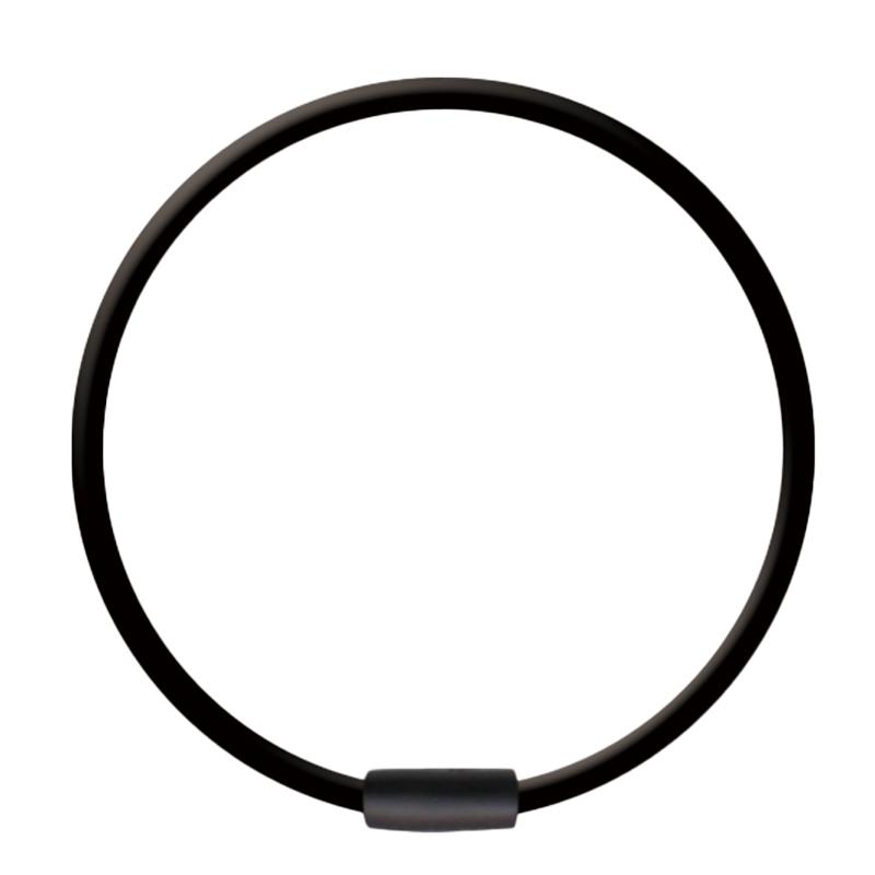 M2KA Sports Hair Ties for Women Simple High Elastic Hair Bands High Ponytail No Tightness Thin Hair Black 3mm Hair Ropes 6 Pieces
