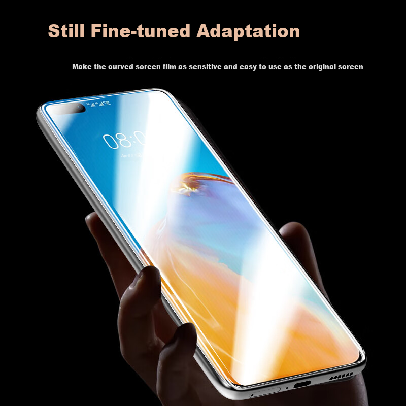 Защитная пленка Smorss для Huawei P40 Pro/Pro+, гидрогелевая, полноадгезивная, противоударная, антиотпечатки
