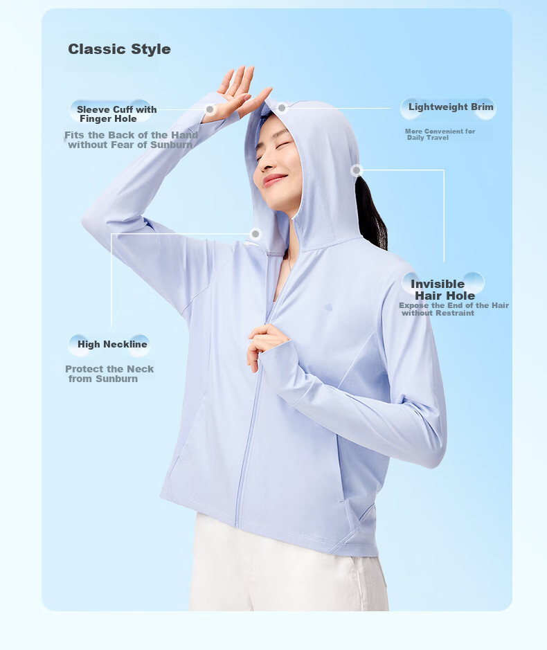 PurCotton Sun Protection Jacket [Knitted Breathable Cool-Feeling] Men's And Women's Sun Protection Clothing Couple Outerwear 18