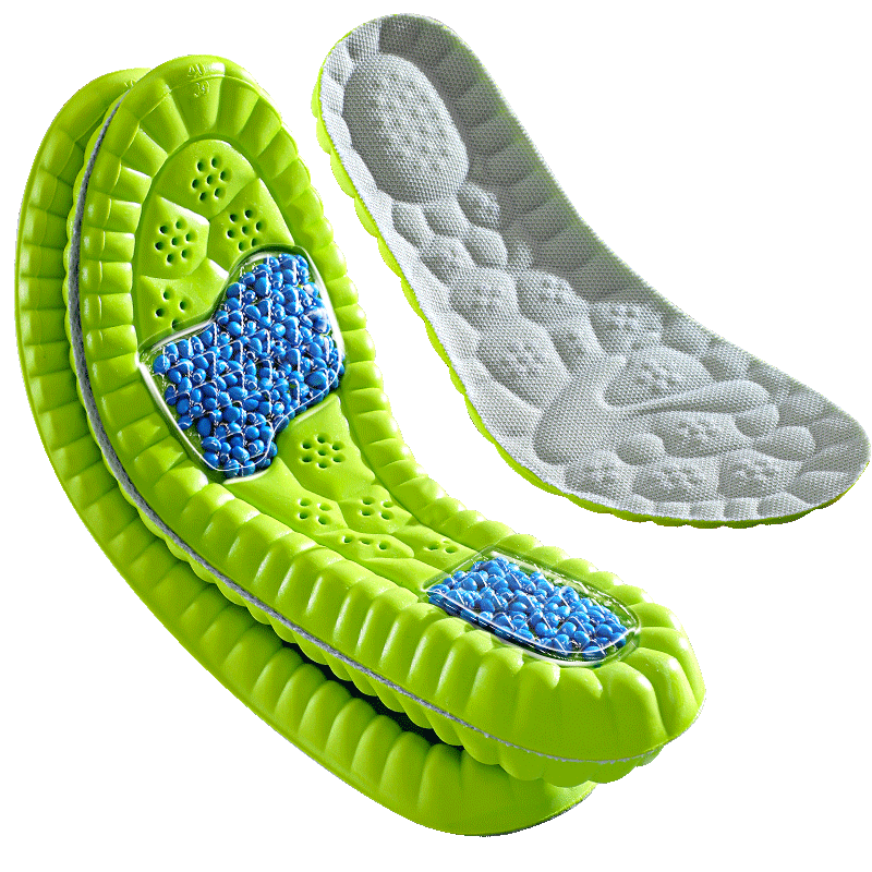 Nanjiren Cushion Sports Insole Military Training Insole Long-Standing Comfortable Men's Soft Shock Absorption Deodorizing Insoles Size 35-36