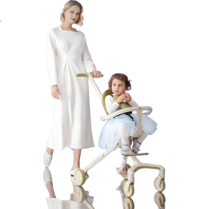 Детский электромобиль FF Baby Stroller с регулируемым сиденьем, легкая складная коляска для младенцев и детей младшего возраста, дизайн с высоким ландшафтом и амортизацией