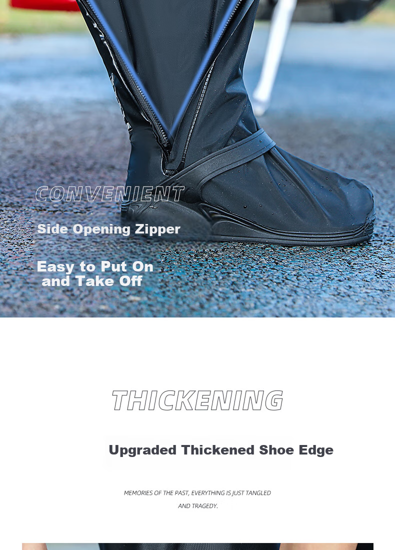 ENGMARSS Tall Rain Boots for Adults, Waterproof Non-Slip Rain Shoes for Men And Women, Student Water Shoes XL (Suitable for Sizes 43-45) 5