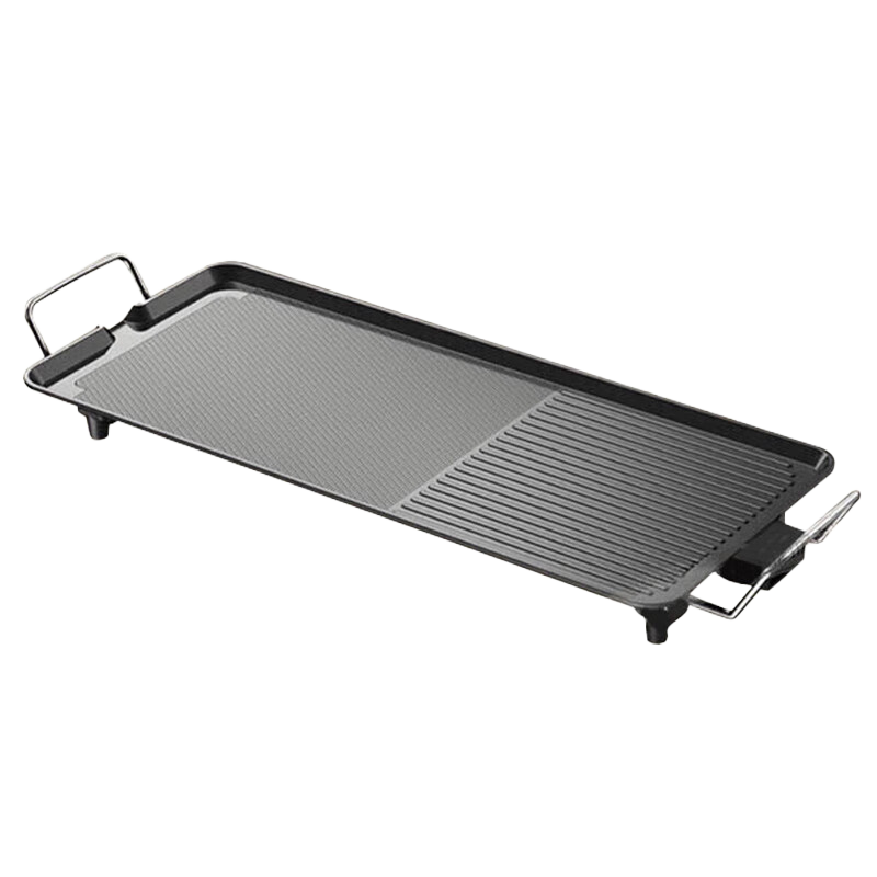 AUX Electric Grill Pan Non-Stick BBQ Grill Hot Pot Korean Style Large Electric Grill LA-KP-A22JD