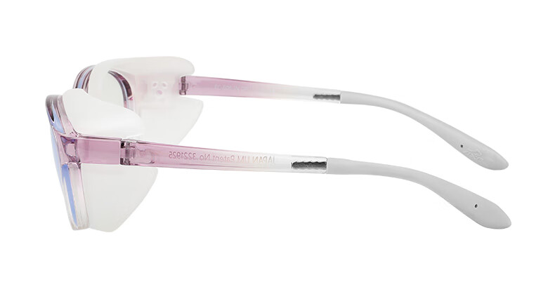 Runzhi Japan Post-Surgery Protective Glasses for Wet Room [Purple 608GPU] Antibacterial Silicone Ring Wet Room Glasses 11