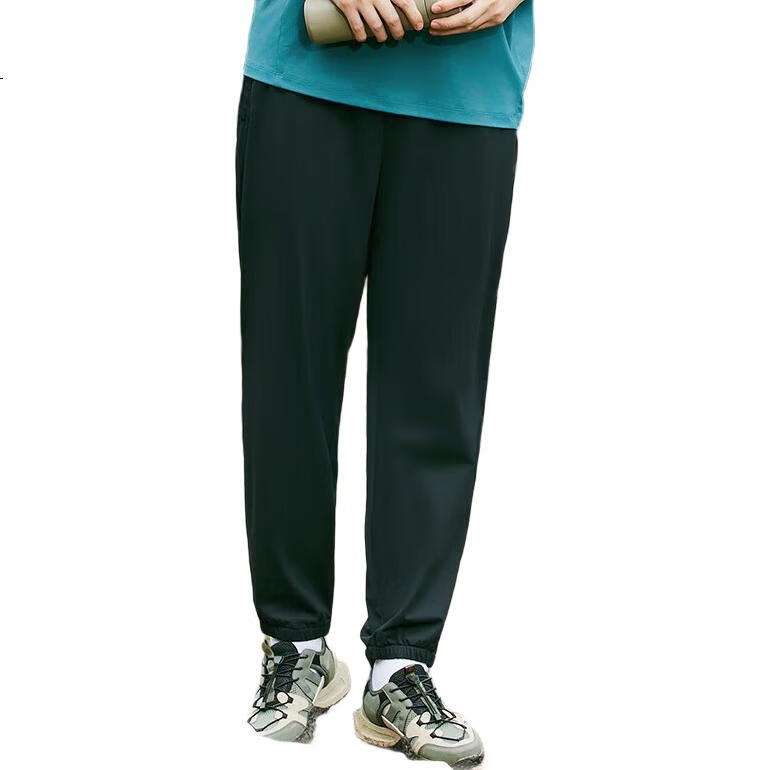 TECTOP Casual Pants, Lightweight Outdoor Men's Breathable Trousers, 2422151ZZ Men's Classic Black S