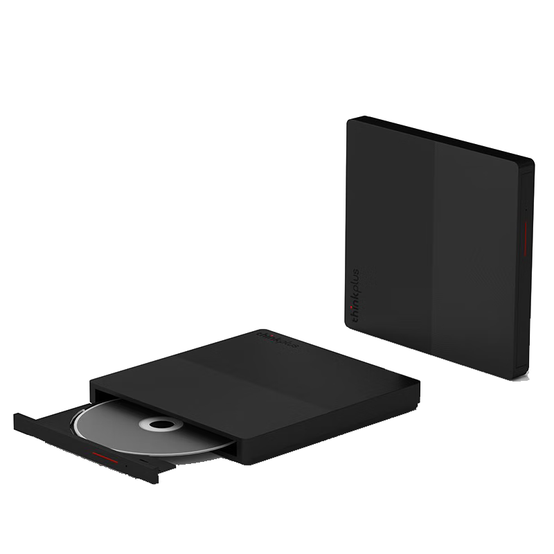 Lenovo 8x External Optical Drive, Portable DVD Burner, All-In Type-C/USB Dual Interface, Ultra-Thin Upgraded Version, TX801, Jingcang