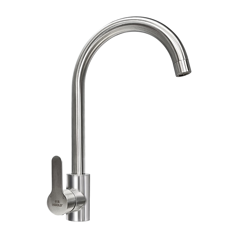 HIGOLD Kitchen Faucet 304 Stainless Steel 360° Rotatable Sink Faucet Hot and Cold Dual Control Multifunctional Faucet