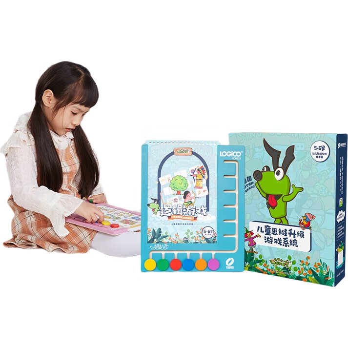 Интерактивная развивающая игрушка "Логигоу" для детей 5-6 лет, машинка для раннего образования, тренировка мышления, подарок на день рождения