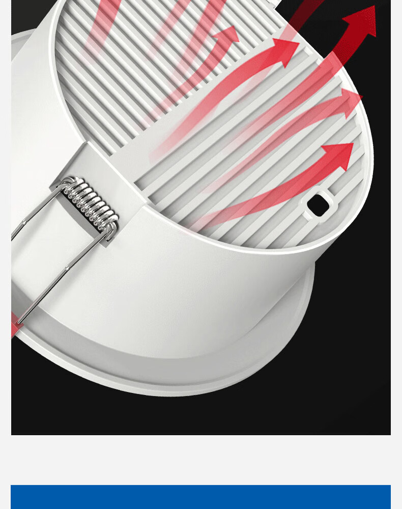 CHNT LED Anti-Glare Recessed Hillock Downlight Wall Washer Light 90 CRI 6W 4000K 1