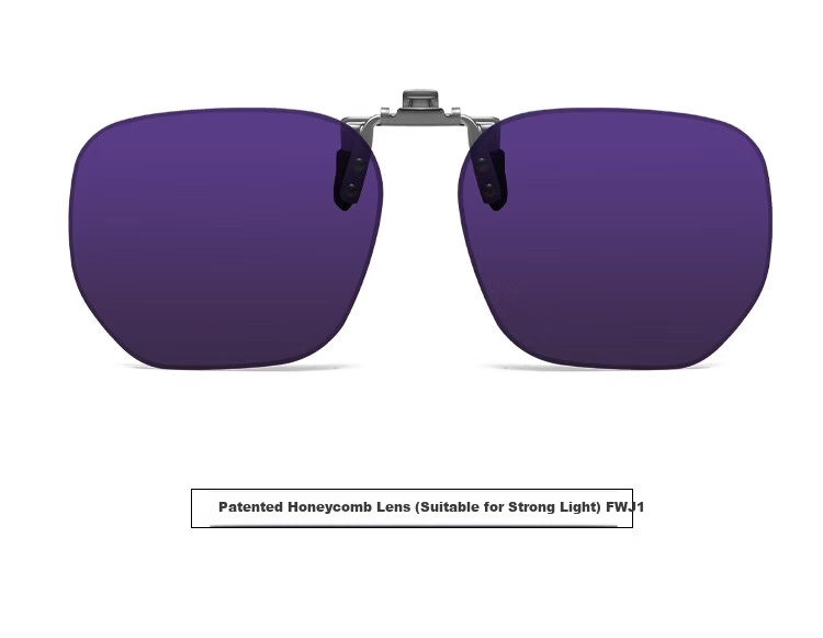 Bertha Gradient Color Driving Clip-On Sunglasses for Men, Nearsighted, Day And Night Use, Specialized for Driving, Sun Protection, Myopia Glasses Adapter 32