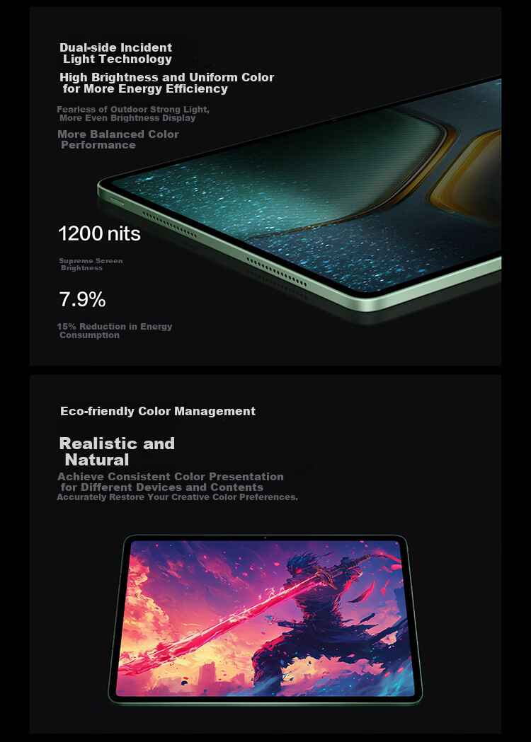 IQOO Pad5 Pro, 8GB+256GB, Gray Crystal, 15% Subsidy, 13-Inch Gaming Large Screen, Blue Crystal × Dimensity 9400+, Tablet Computer, Vivo 7