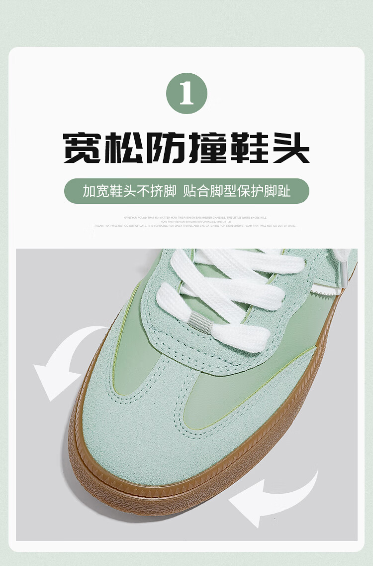 Huili Official Women's Shoes, Dexun Shoes for Women, 2026 Summer Soft-Soled Shoes, Versatile Sports Sneakers for Women, Green, Size 37 8