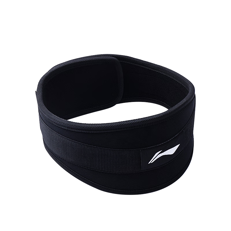 LI-NING Fitness Weightlifting Belt Squat Belt Deadlift Support Men's Powerlifting Training Waist Support