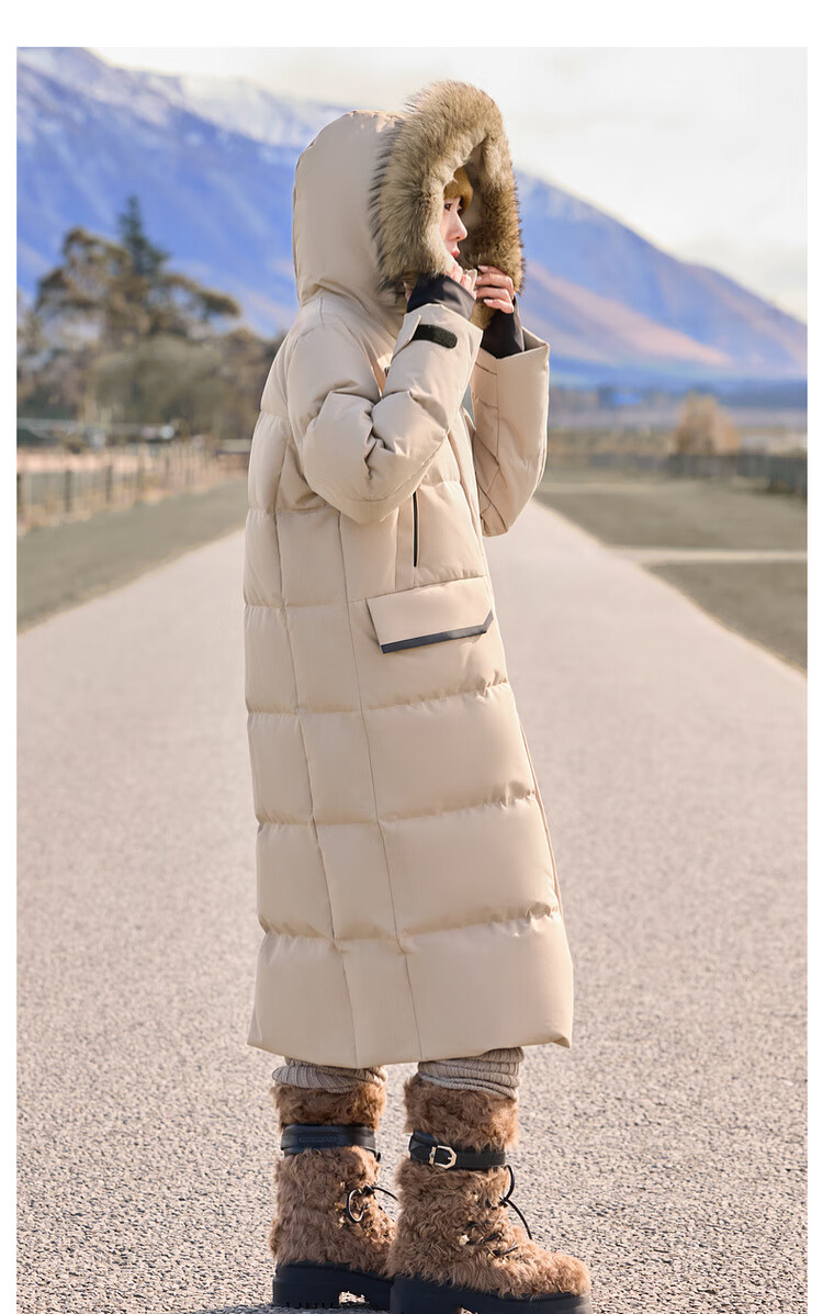 Snow Flying Unisex Long Thickened Down Jacket Extreme Cold Warm Fashion Outdoor Sports 5