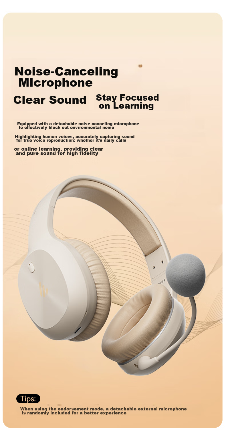 EDIFIER K750W Over-Ear Bluetooth Wireless Headphones with Microphone for Memorization, Follow-Along Learning, Online Classes, Noise Cancellation, And Music Listening - Athens Gray 13
