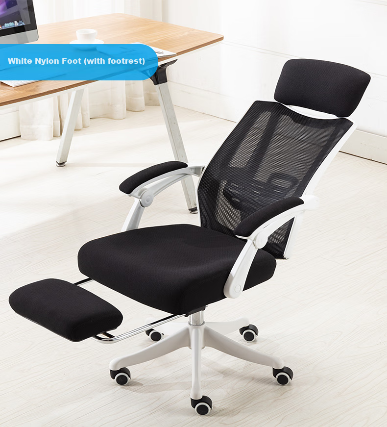 BECAUSES Ergonomic Office Chair, Comfortable for Long Sitting, Breathable Executive Chair, Reclining Gaming Swivel Chair 0835 Black 19