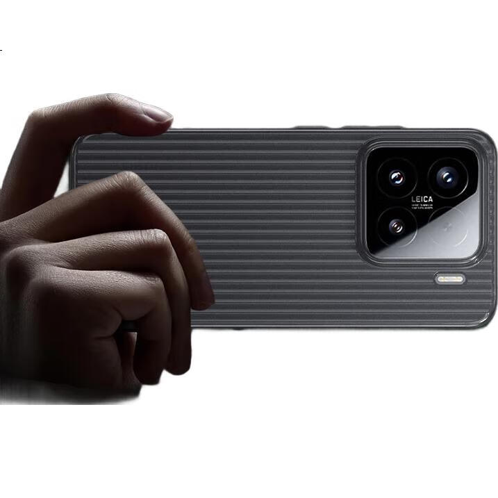 Чехол ESCAPE для Xiaomi Mi 15, ультратонкий, полупрозрачный черный, силикон, защита камеры, противоударный, простой дизайн