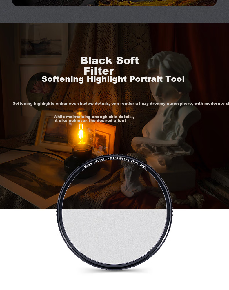 Kase UV Filter + CPL Polarizing Filter + Case, 77mm Magnetic, Jiguanglang Second Generation Colorful Entry-Level Photography And Photo-Taking Kit 17