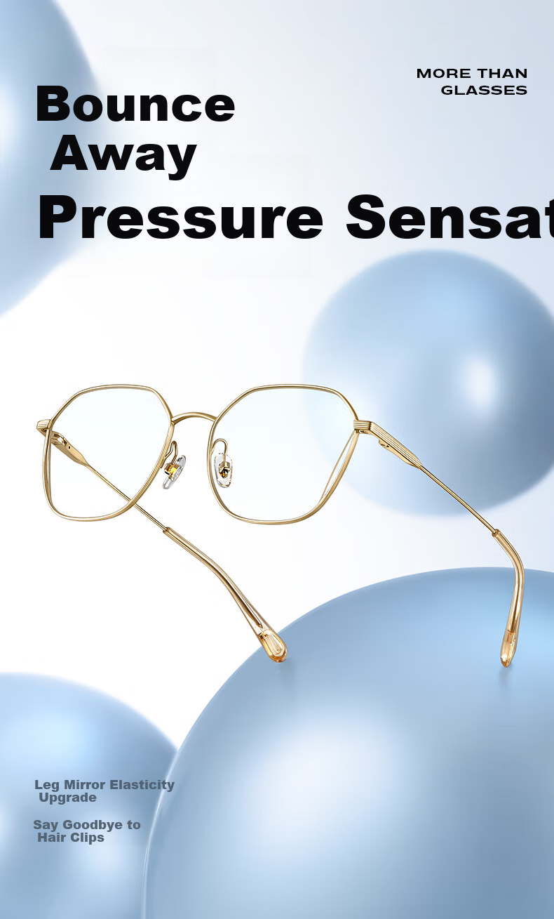 Mujiushi Anti-Blue Light Glasses Frame, Unisex Fashionable Myopia Prescription Glasses Frame, Student Non-Prescription Glasses FM1920 5