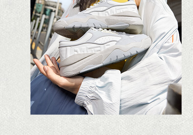 361° Women's Sports Shoes Xingran 5 Autumn Thick Sole Retro Low-top Sneakers Casual Versatile Shoes 682536618-3 4