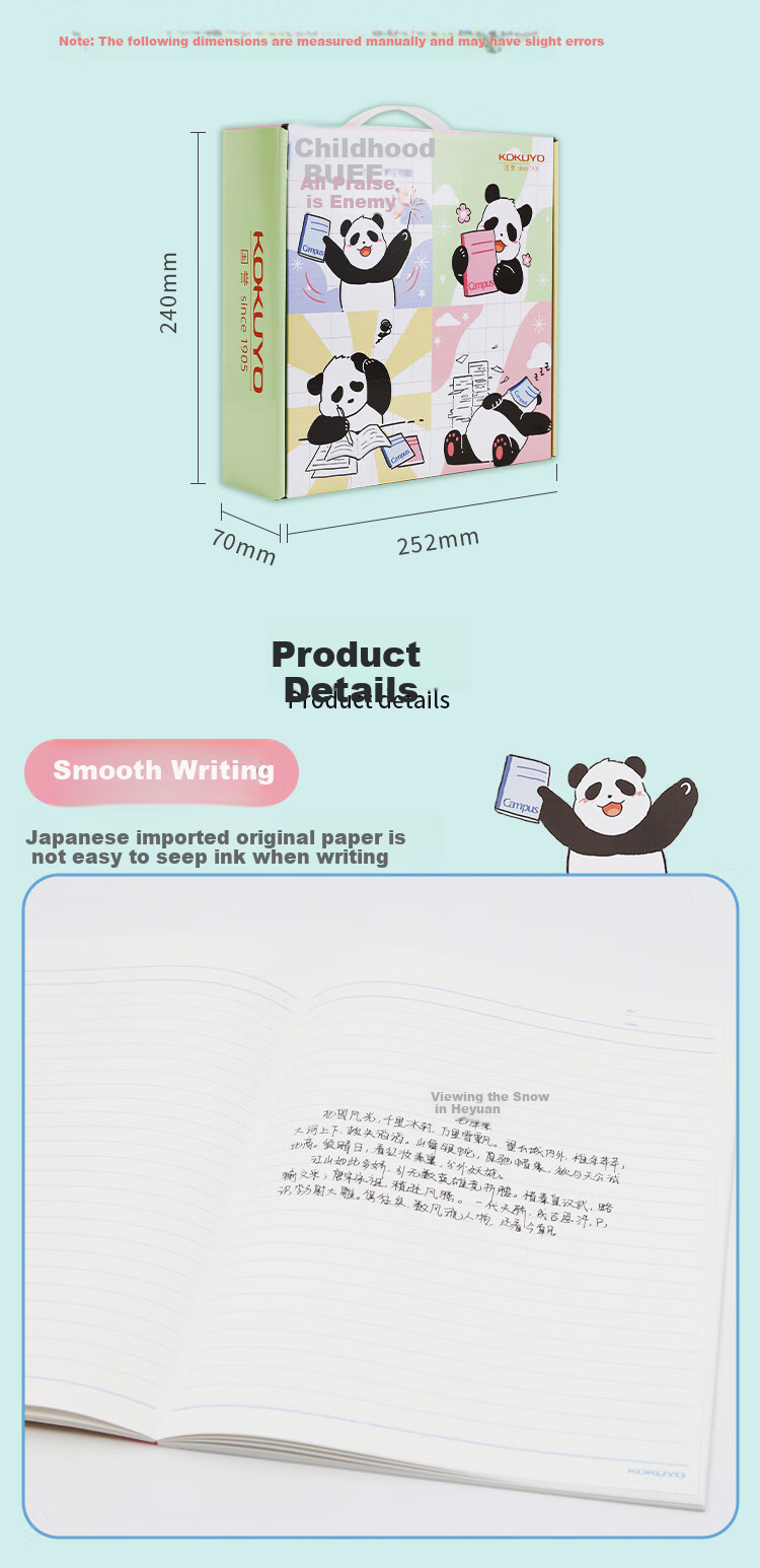 KOKUYO Back-To Essential Stationery, Student Backpack, Gift Box Set, Large Gift Package, Birthday Gift, Graduation Season Gift, Study Supplies Set, TZ250002 3