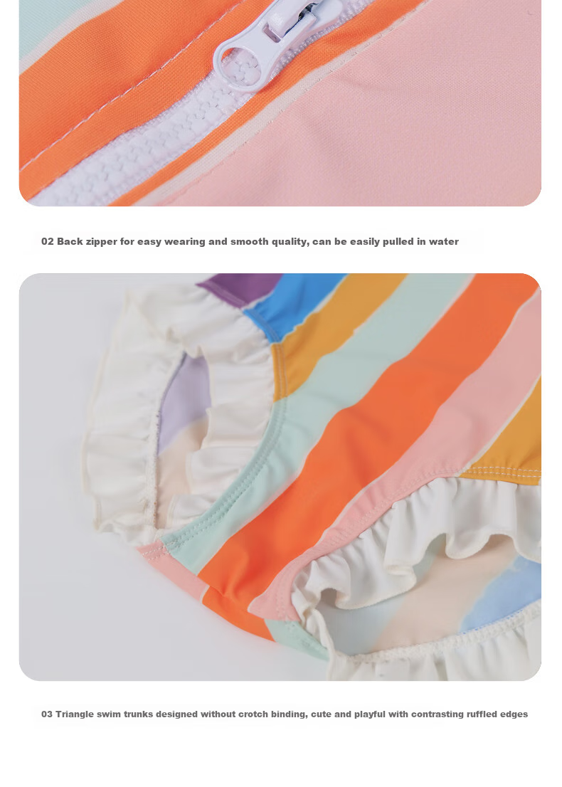 Adoreswim Princess Style Children's Swimsuit with Puff Sleeves, Sun Protection One-Piece Swimsuit for Little Girls, New Style for Girls in 2024 5