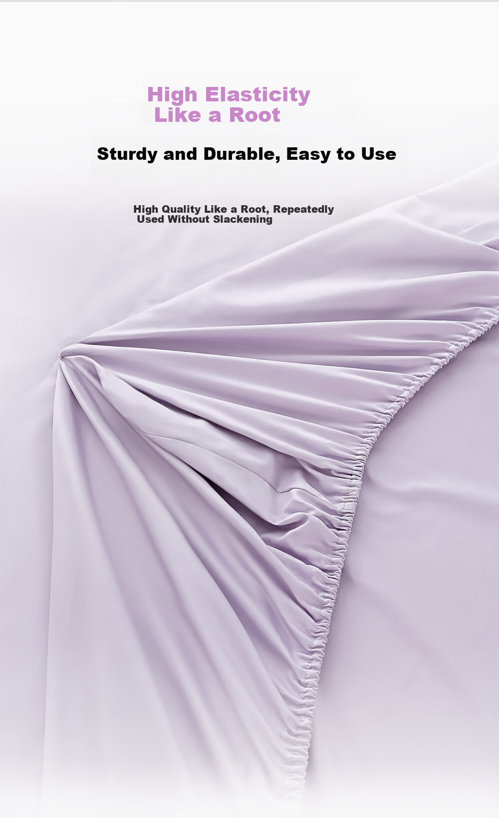 One's Member 60-Count Class A Antibacterial Xinjiang Long-Staple Cotton, Smoke Gray Single Fitted Sheet, 180*200+30cm 3