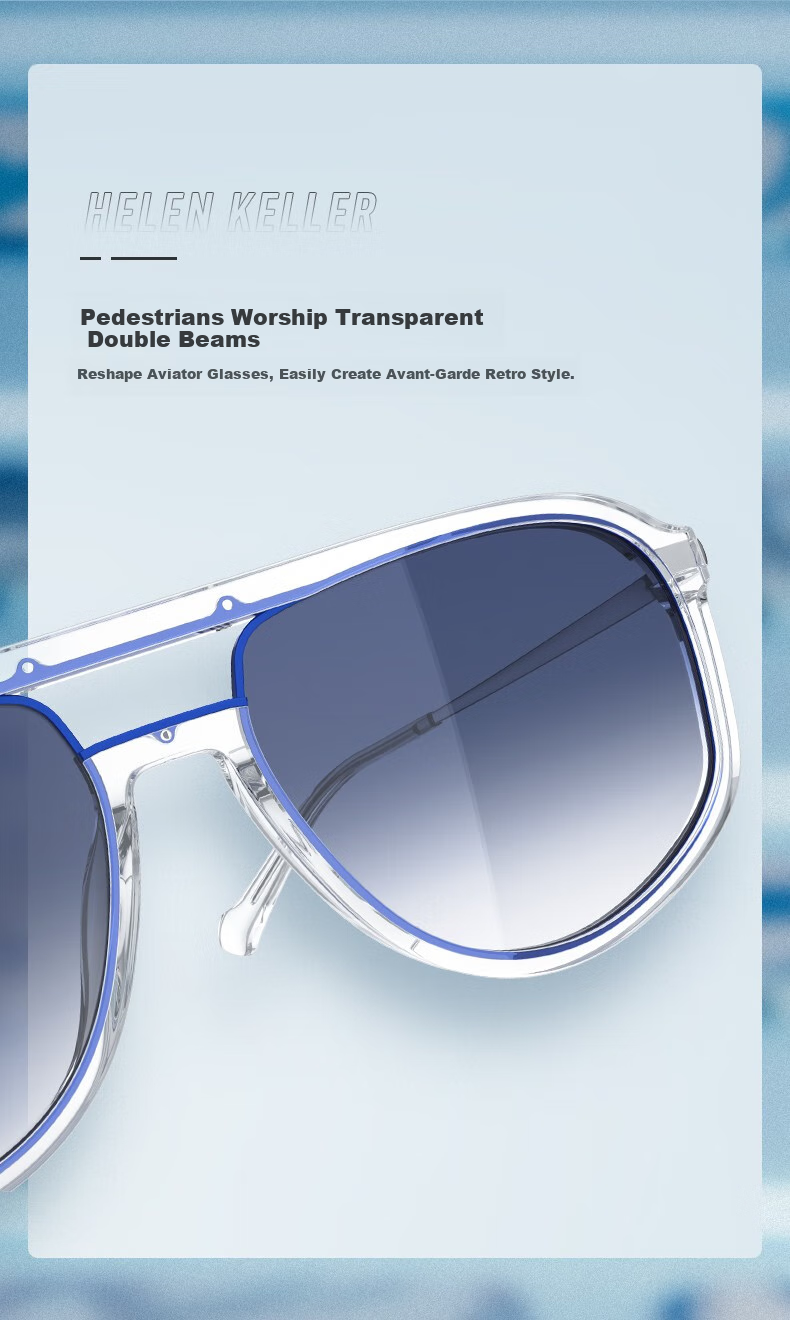 HELEN KELLER Sunglasses for Men And Women, Non-Polarized HUD Car LCD Driving Glasses H2215N39 3