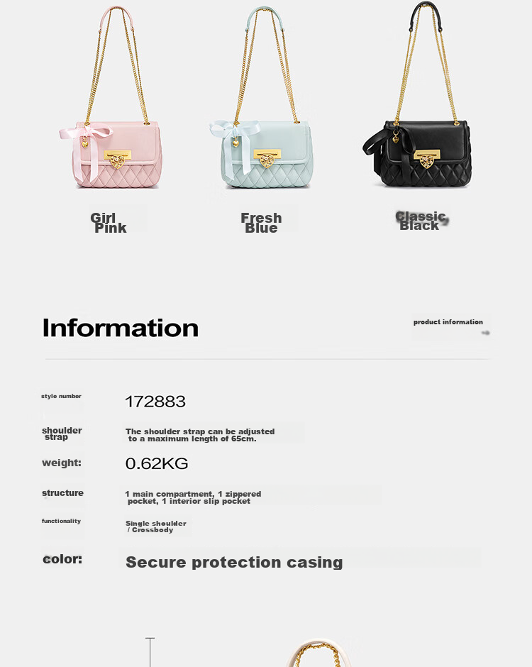 JUST STAR [Xu Lu's Choice] Kelly Handbag, Women's Bag 2026 New Style, Light Luxury Crossbody And Handheld Bag, Birthday Gift for Wome 9