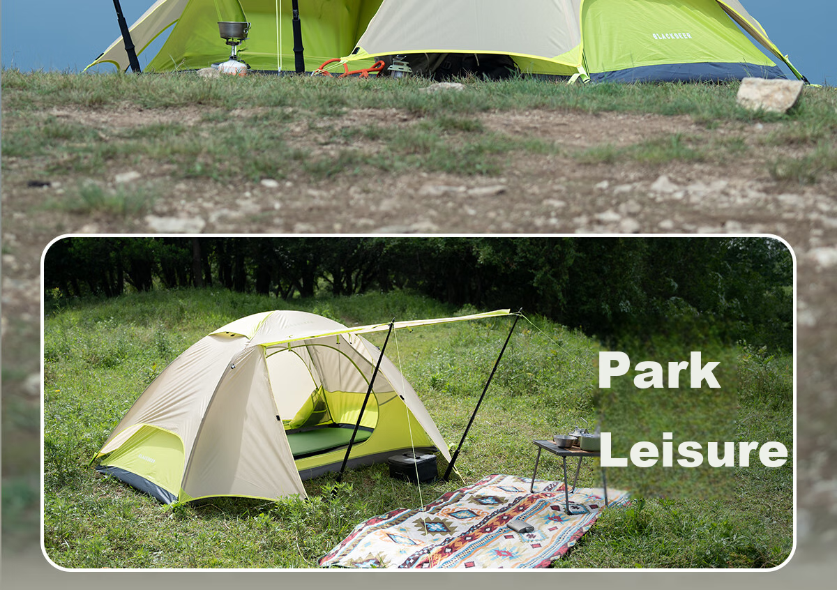 BLACKDEER Outdoor Picnic Mat, Park Barbecue Ground Mat, Camping Ultrasonic Moisture-Proof Mat, Grass Crawling Mat, 200 8