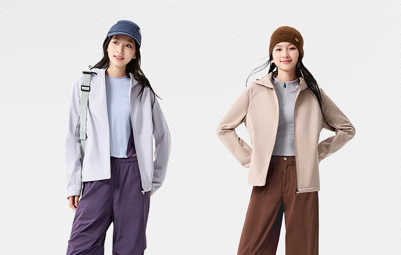 361° Women's Jacket, Autumn And Winter, Triple Protection, Fleece-Lined, Sports Casual Windproof Jacket, Clothing 662544603-2 33