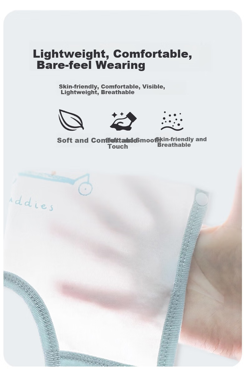 Aibaoshi Baby Belly Cover, Summer Pure Cotton Class A Newborn Onesie, Tummy Protection, Cold Prevention Vest, Lion Pattern, 73cm, T165 4