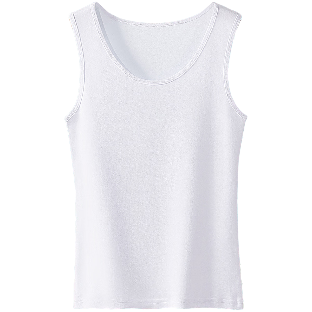 Yiershuang Pure Cotton Women's Tank Top, Wearable As Outerwear, 10A Antibacterial Sports Undershirt, All-Cotton Round Neck Camisole Top
