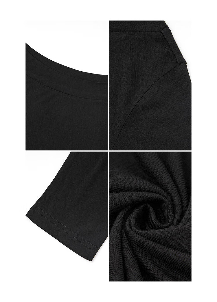 Mt [Yunrou Zero Pressure] Autumn Lightweight French-Style Wide Collar Boat Neck, Thin Simple Comfortable Elastic Long-Sleeve Women's T-Shirt 6