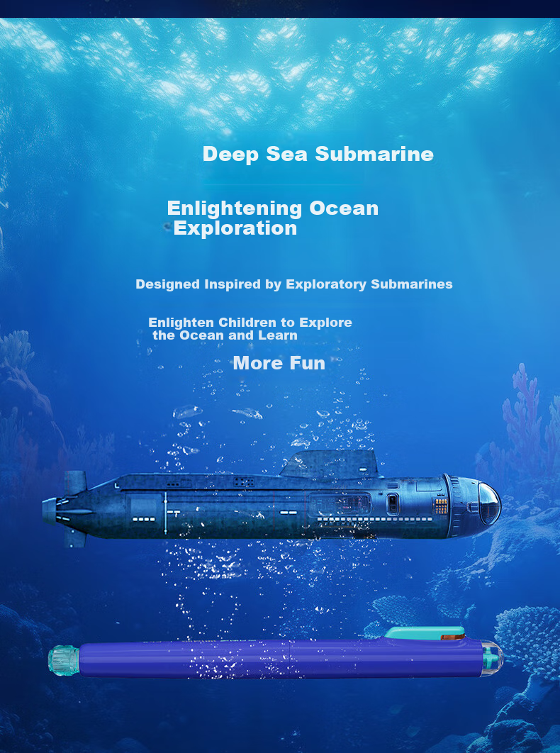Dianshi Deep Sea Capsule Submarine Fountain Pen EF Fine Nib for Primary School Students' Handwriting Practice, Third Grade Back-To Season, Black Barrel, No Spill Ink, 4 Ink Cartridges, Erasable Blue Ink, Specialized for Calligraphy Practice, Teacher's Day Gift 5